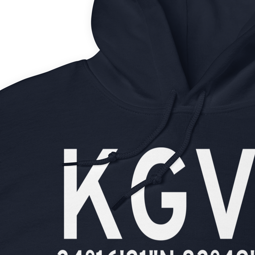 Lee Gilmer Memorial Airport (KGVL) ICAO Hoodie Sweatshirt 