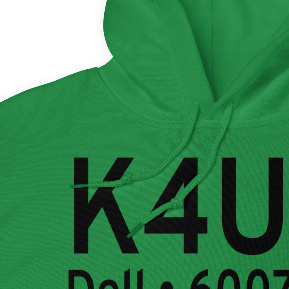 Dell Flight Strip (K4U9) ICAO Hoodie Sweatshirt 