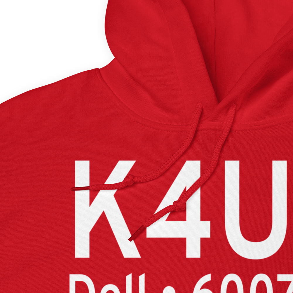 Dell Flight Strip (K4U9) ICAO Hoodie Sweatshirt 