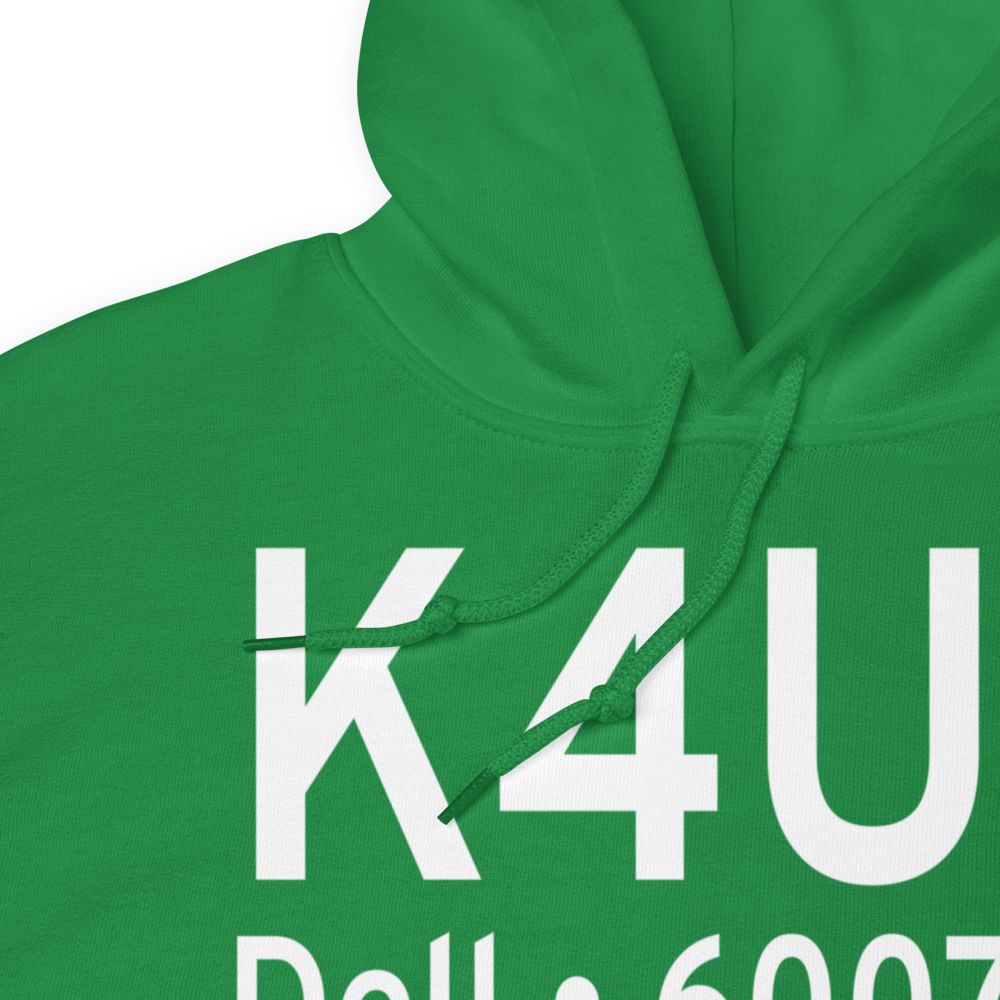 Dell Flight Strip (K4U9) ICAO Hoodie Sweatshirt 