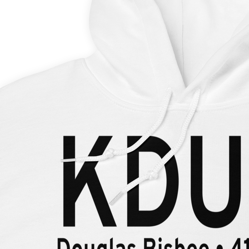 Bisbee Douglas International Airport (KDUG) ICAO Hoodie Sweatshirt 