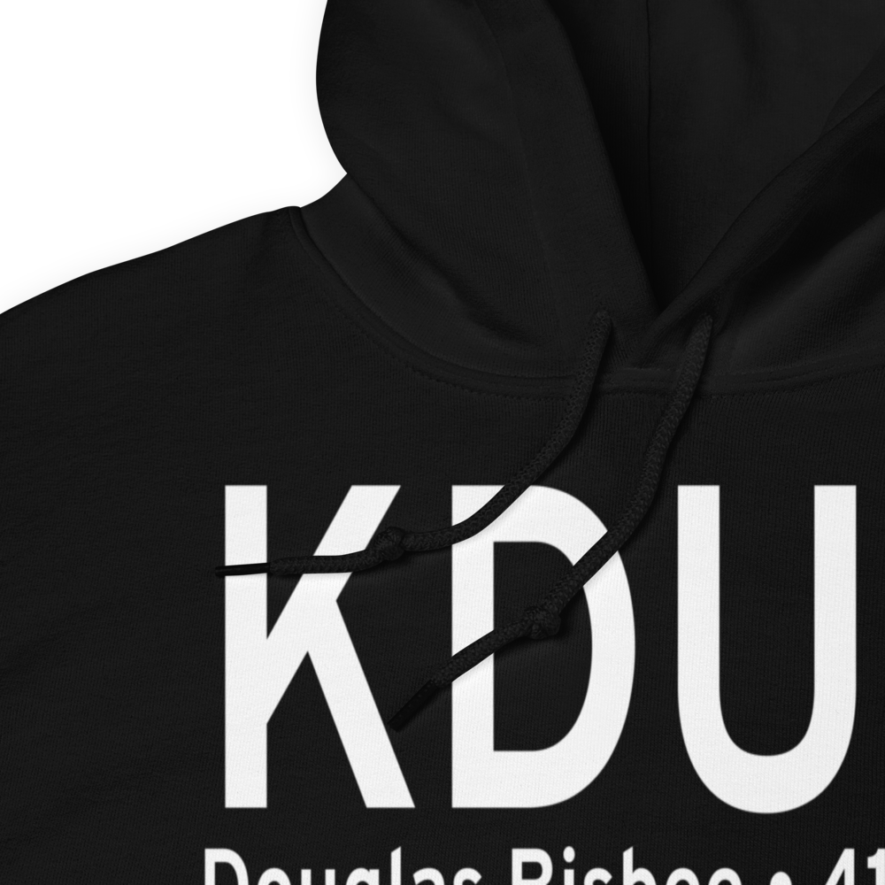 Bisbee Douglas International Airport (KDUG) ICAO Hoodie Sweatshirt 