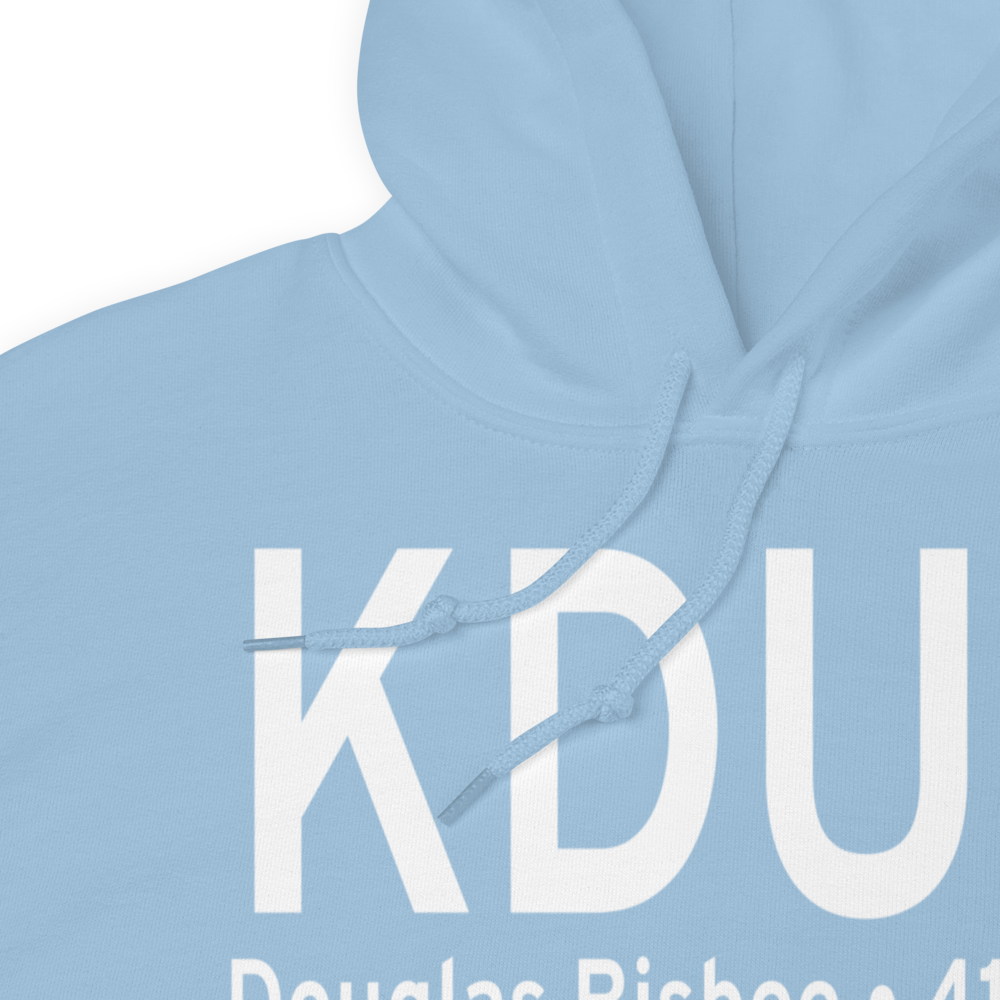 Bisbee Douglas International Airport (KDUG) ICAO Hoodie Sweatshirt 