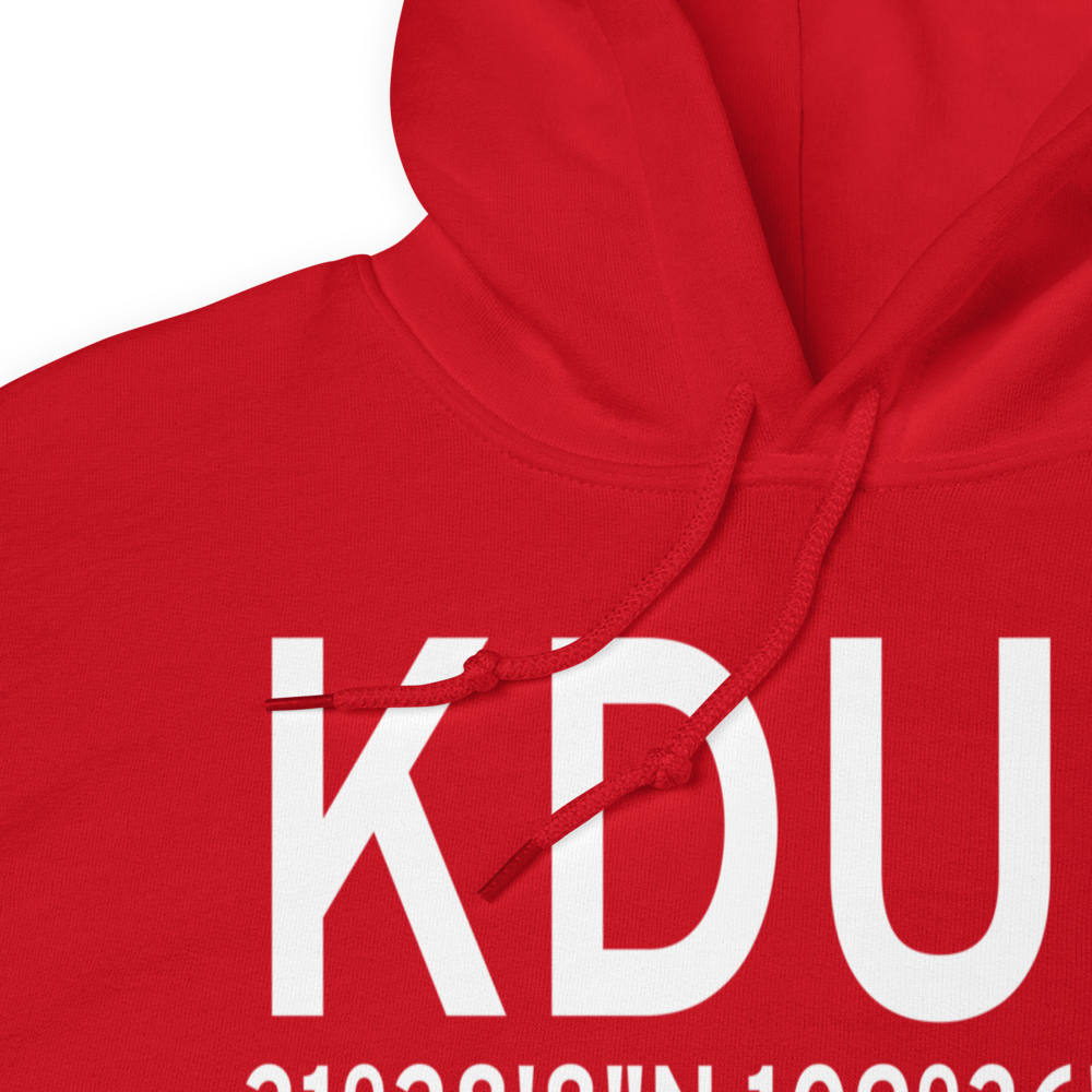 Bisbee Douglas International Airport (KDUG) ICAO Hoodie Sweatshirt 