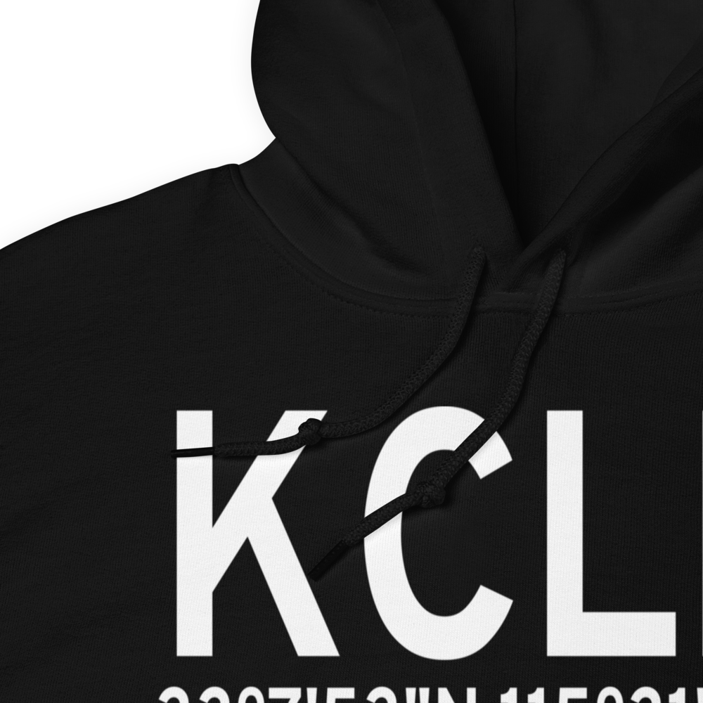 Cliff Hatfield Memorial Airport (KCLR) ICAO Hoodie Sweatshirt 