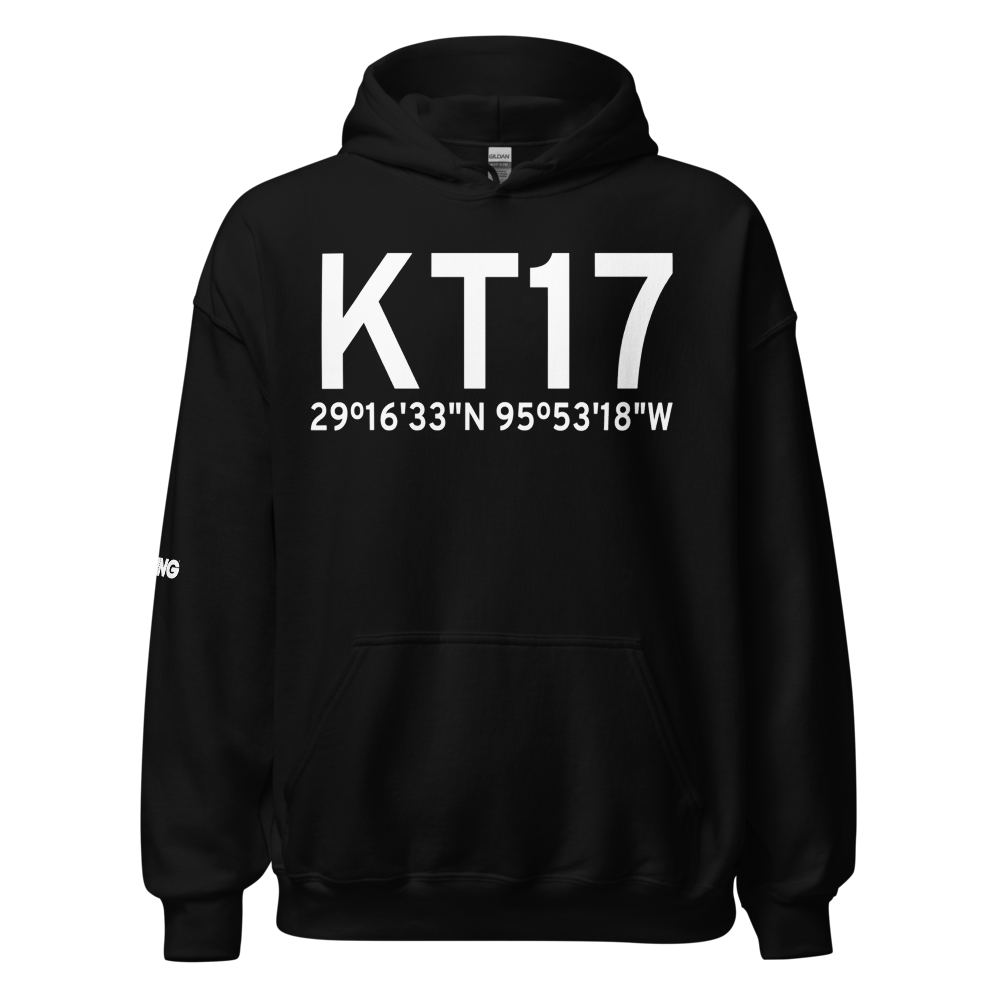 New Gulf Airport (KT17) ICAO Hoodie Sweatshirt 