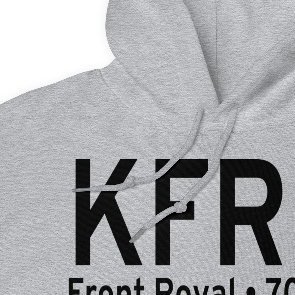 Front Royal Warren County Airport (KFRR) ICAO Hoodie Sweatshirt 