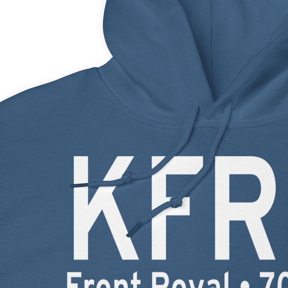 Front Royal Warren County Airport (KFRR) ICAO Hoodie Sweatshirt 