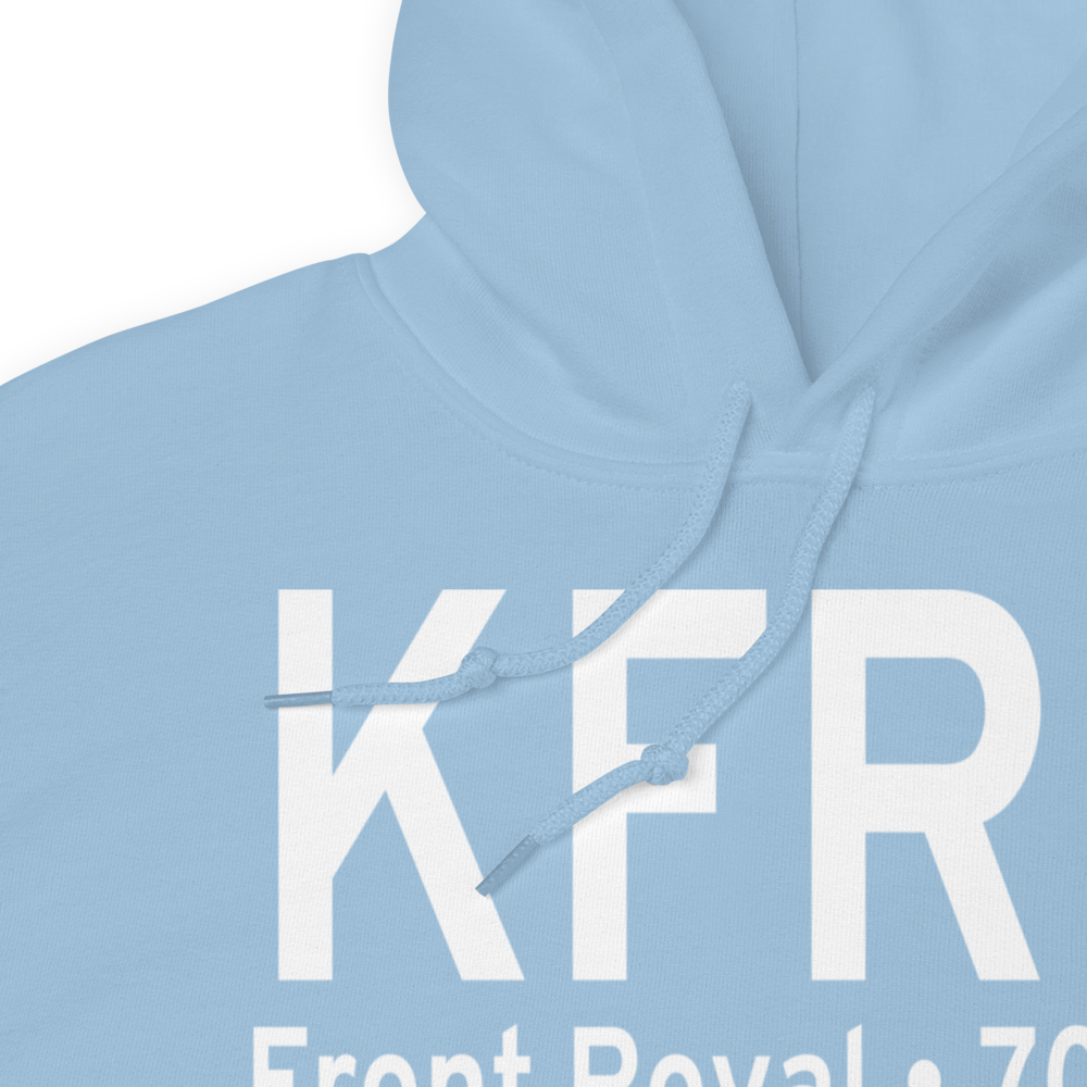 Front Royal Warren County Airport (KFRR) ICAO Hoodie Sweatshirt 