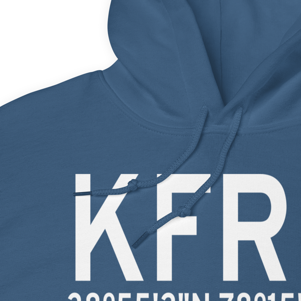 Front Royal Warren County Airport (KFRR) ICAO Hoodie Sweatshirt 