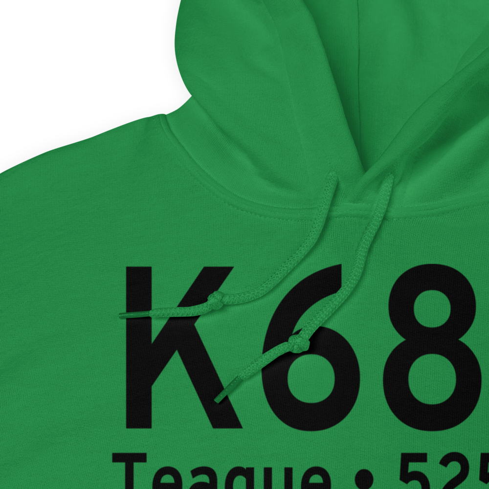 Teague Municipal Airport (K68F) ICAO Hoodie Sweatshirt 