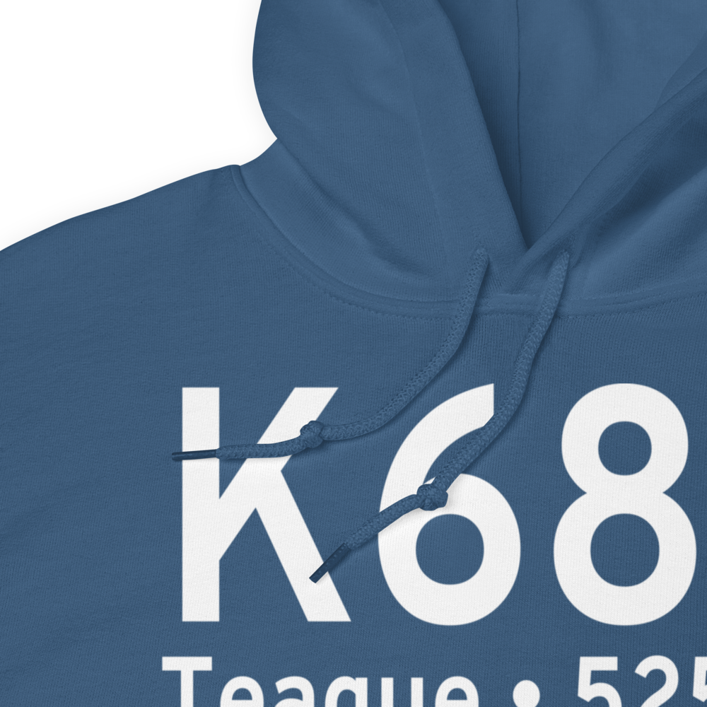 Teague Municipal Airport (K68F) ICAO Hoodie Sweatshirt 