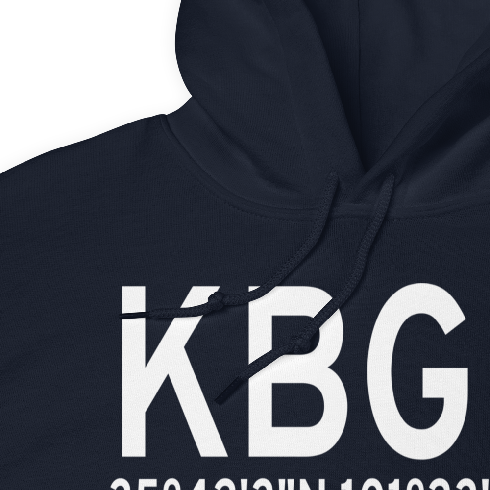 Hutchinson County Airport (KBGD) ICAO Hoodie Sweatshirt 