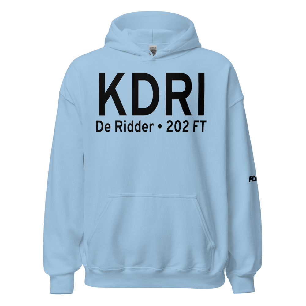 Beauregard Regional Airport (KDRI) ICAO Hoodie Sweatshirt 