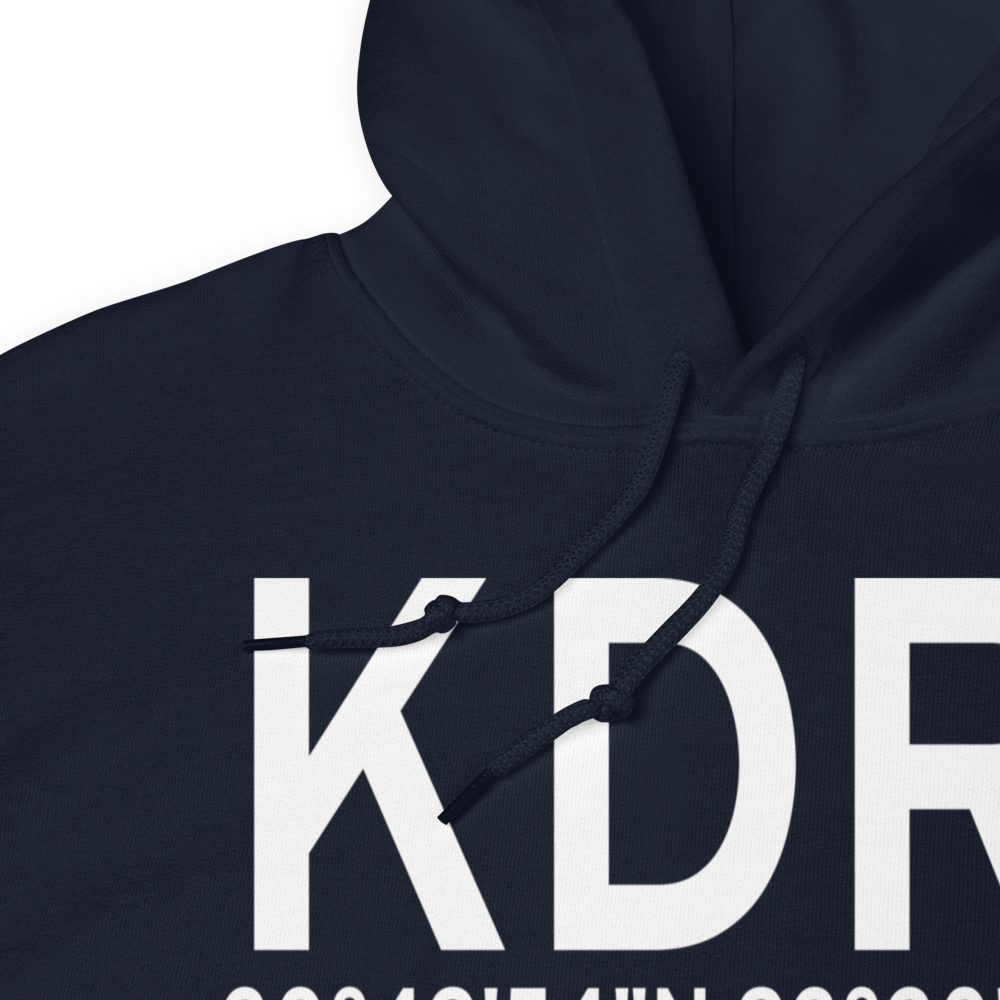 Beauregard Regional Airport (KDRI) ICAO Hoodie Sweatshirt 