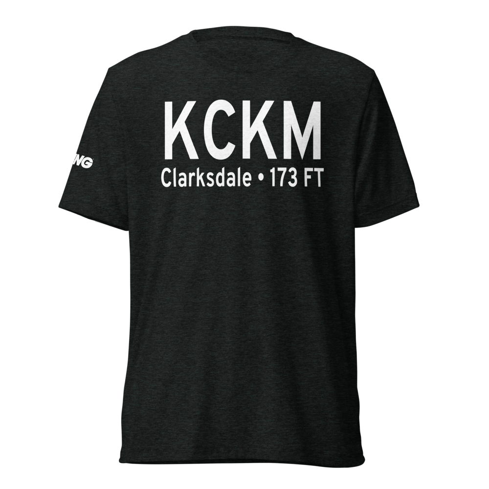 Fletcher Field (KCKM) ICAO Tri-blend T-Shirt 