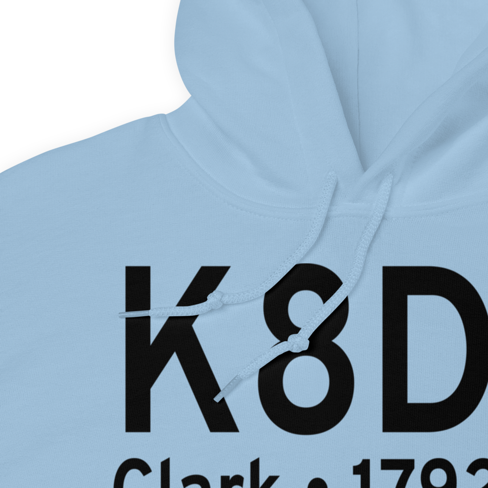 Clark County Airport (K8D7) ICAO Hoodie Sweatshirt 