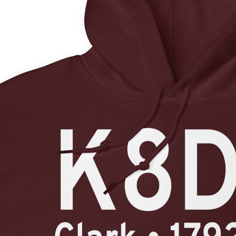 Clark County Airport (K8D7) ICAO Hoodie Sweatshirt 