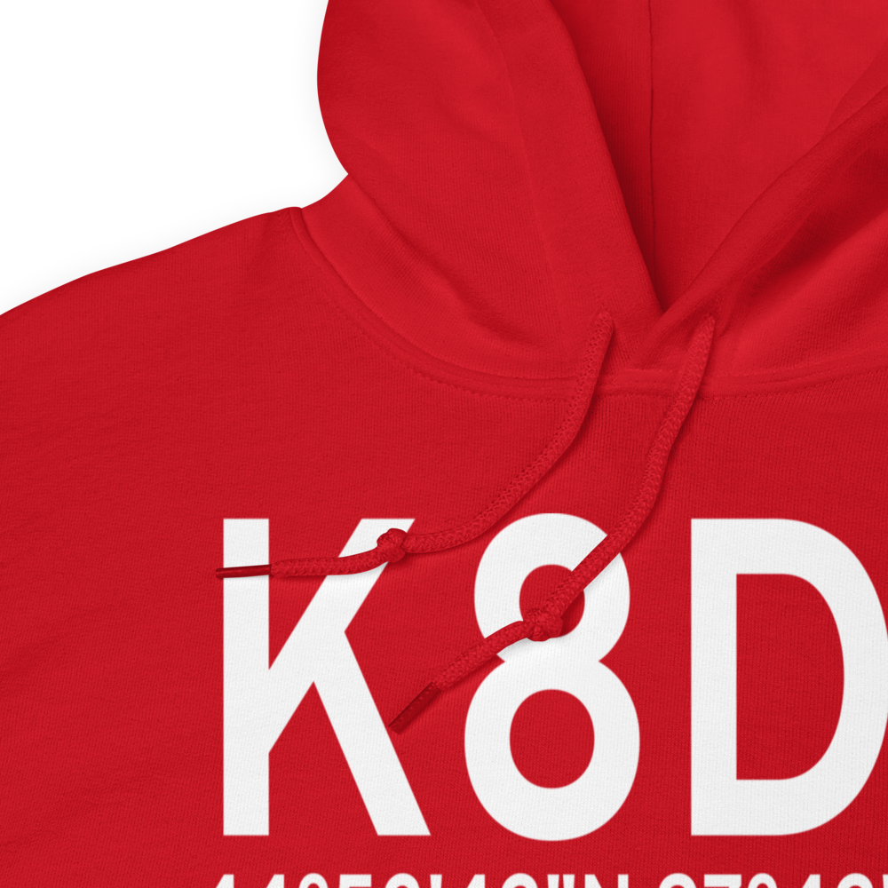 Clark County Airport (K8D7) ICAO Hoodie Sweatshirt 