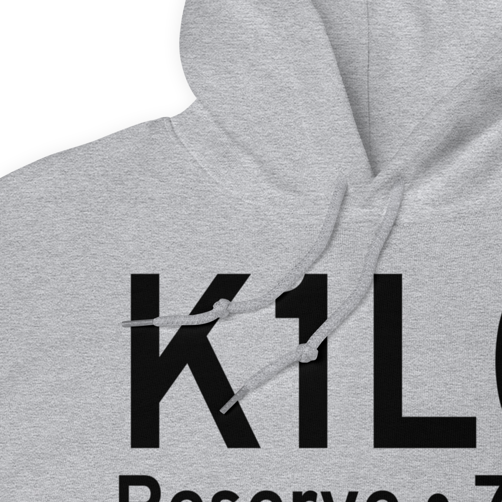 Port of South Louisiana Executive Regional Airport (K1L0) ICAO Hoodie Sweatshirt 