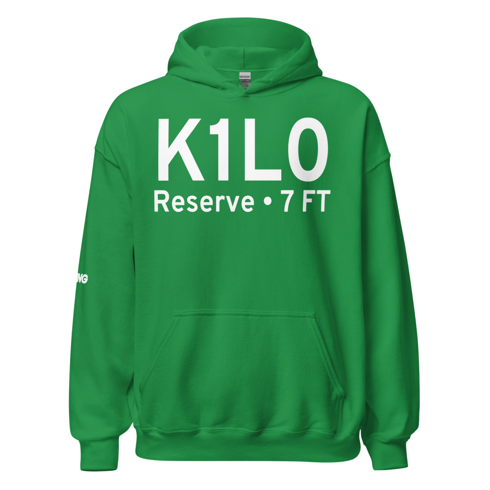 Port of South Louisiana Executive Regional Airport (K1L0) ICAO Hoodie Sweatshirt 