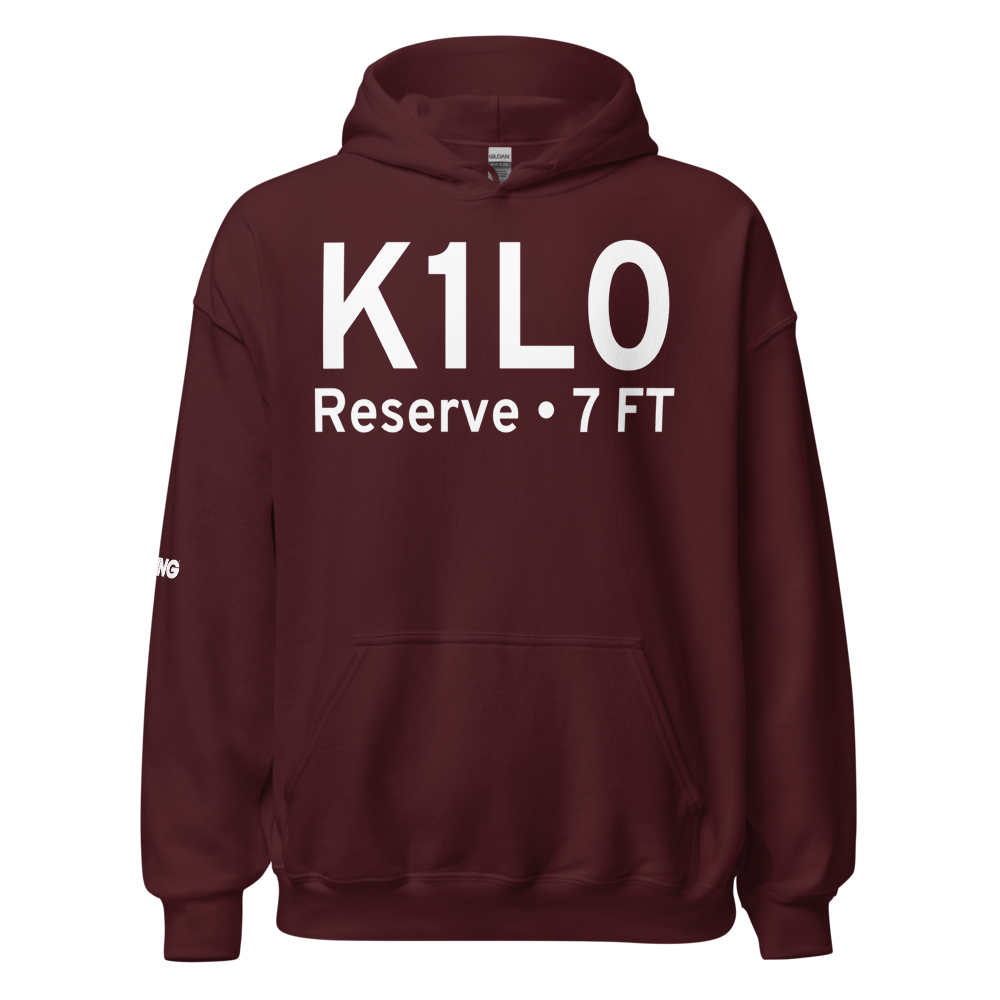 Port of South Louisiana Executive Regional Airport (K1L0) ICAO Hoodie Sweatshirt 