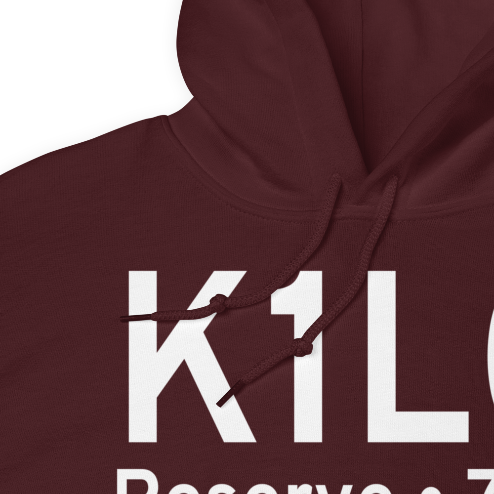 Port of South Louisiana Executive Regional Airport (K1L0) ICAO Hoodie Sweatshirt 