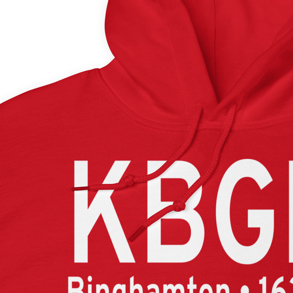 Greater Binghamton/Edwin A Link field (KBGM) ICAO Hoodie Sweatshirt 