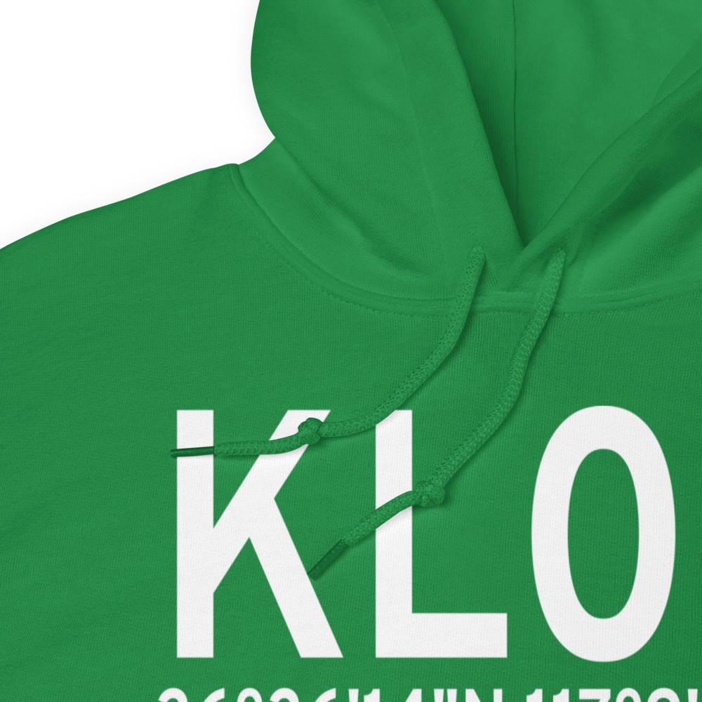 Stovepipe Wells Airport (KL09) ICAO Hoodie Sweatshirt 