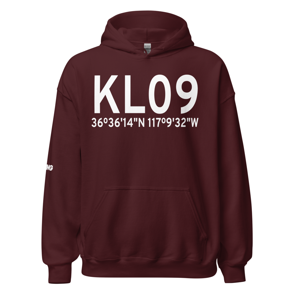 Stovepipe Wells Airport (KL09) ICAO Hoodie Sweatshirt 