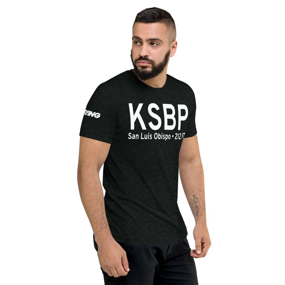 San Luis County Regional Airport (KSBP) ICAO Tri-blend T-Shirt 