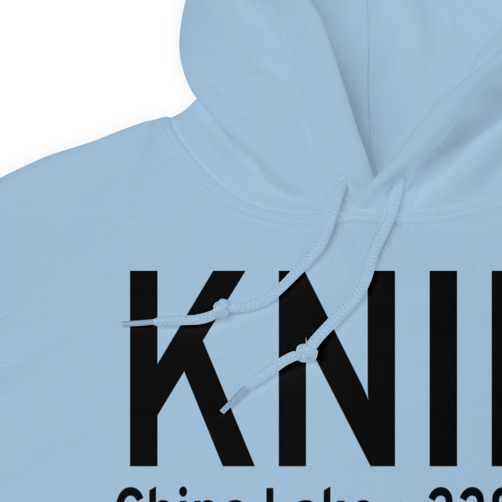 China Lake Naws (Armitage Field) Airport (KNID) ICAO Hoodie Sweatshirt 
