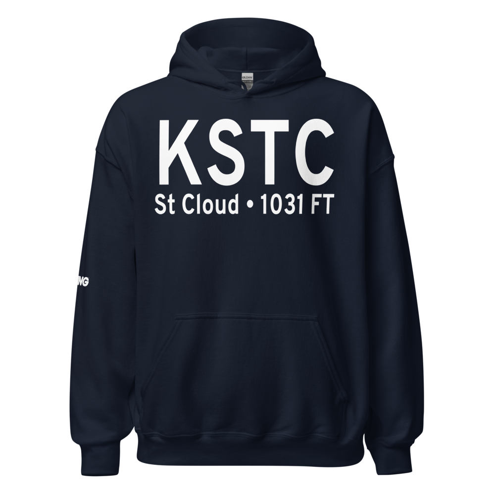 St Cloud Regional Airport (KSTC) ICAO Hoodie Sweatshirt 