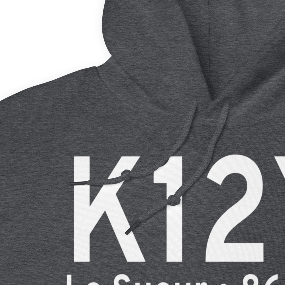 Le Sueur Municipal Airport (K12Y) ICAO Hoodie Sweatshirt 
