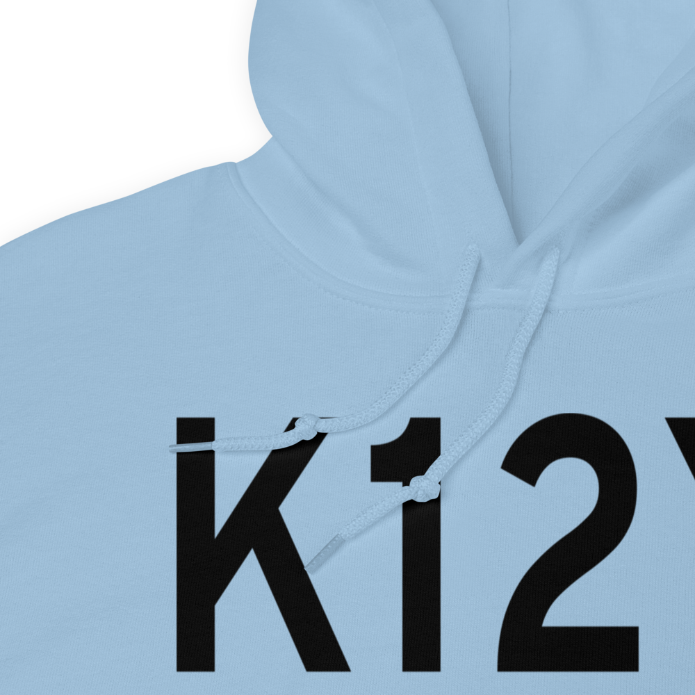Le Sueur Municipal Airport (K12Y) ICAO Hoodie Sweatshirt 