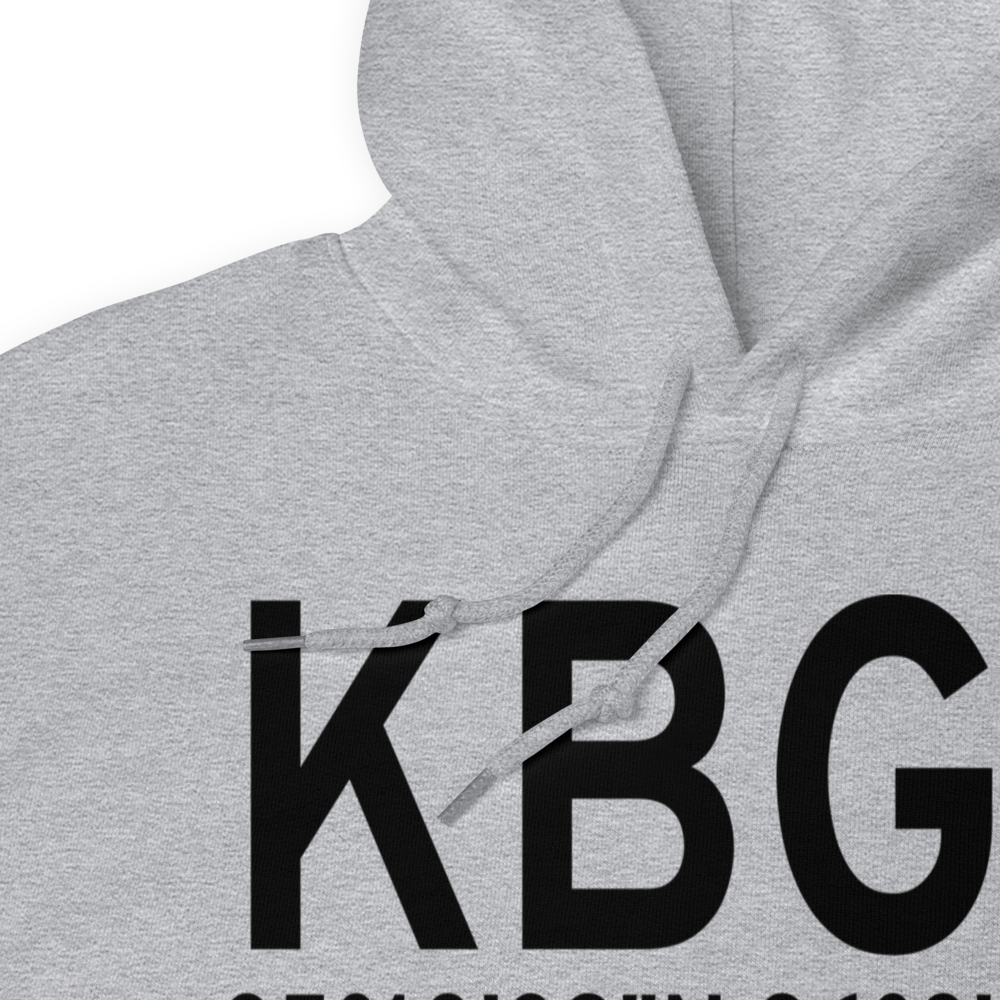 Winchester Municipal Airport (KBGF) ICAO Hoodie Sweatshirt 