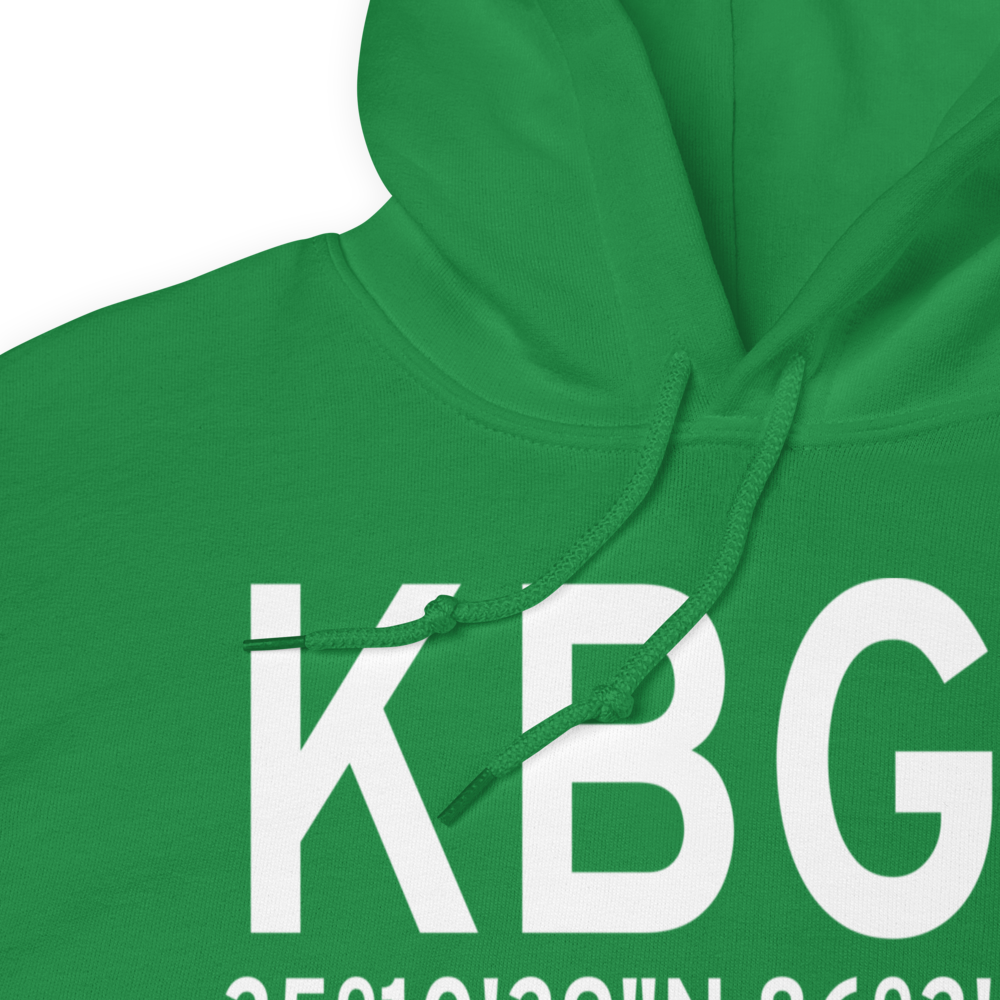 Winchester Municipal Airport (KBGF) ICAO Hoodie Sweatshirt 