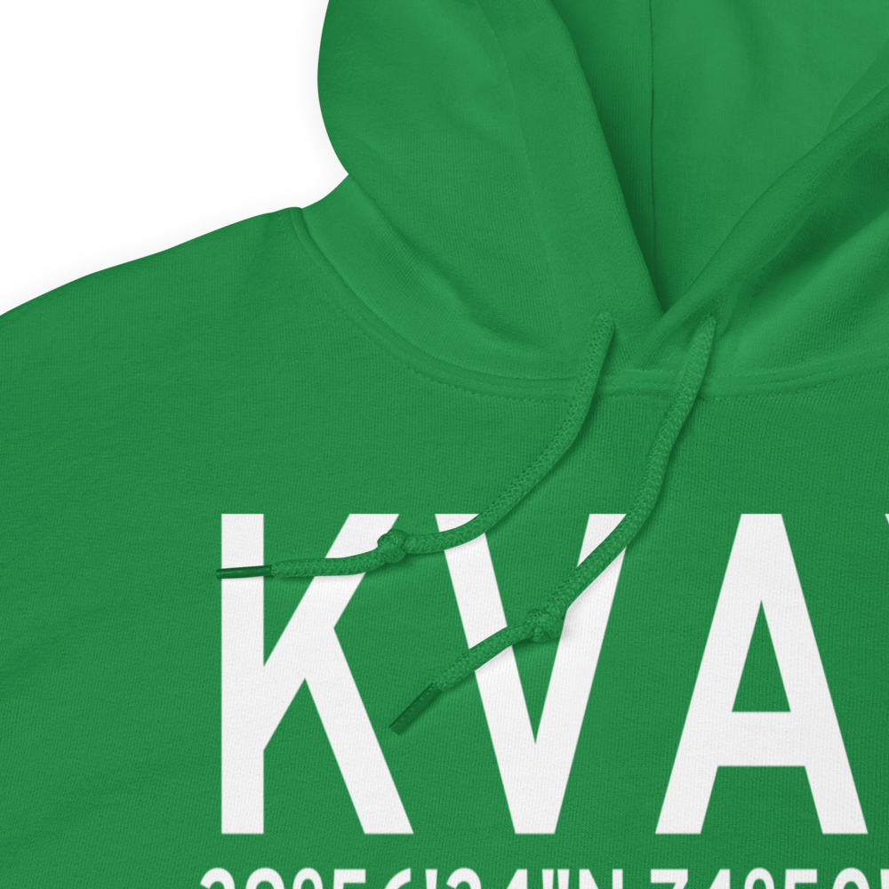 South Jersey Regional Airport (KVAY) ICAO Hoodie Sweatshirt 