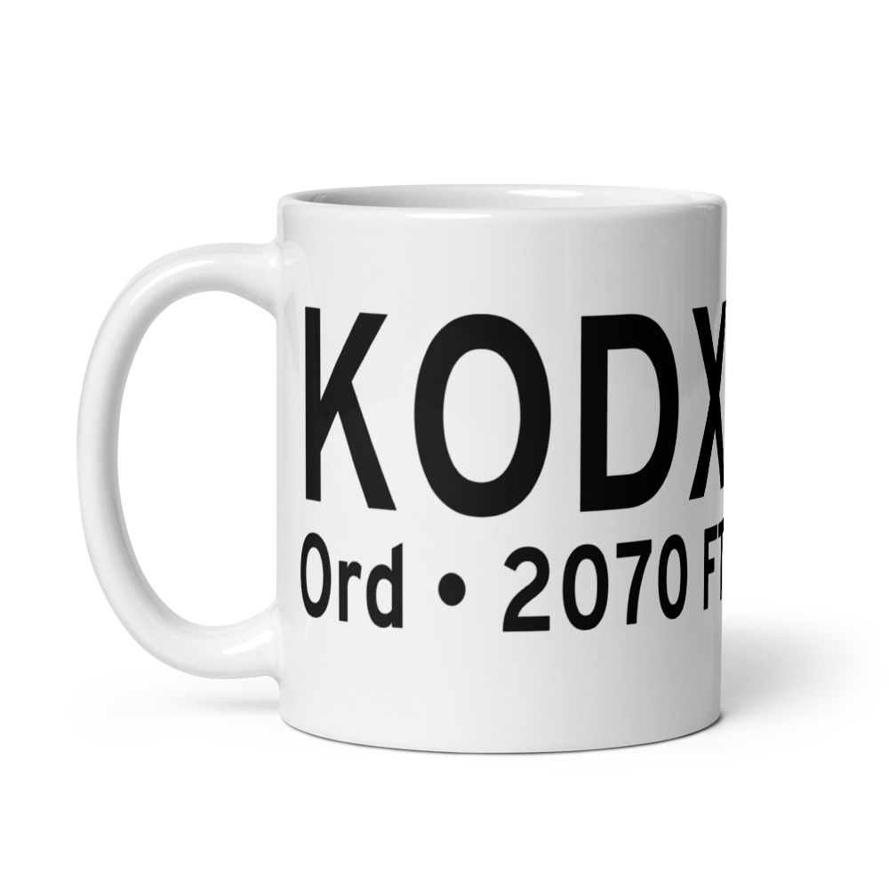 Evelyn Sharp Field (KODX) ICAO Mug 