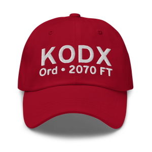 Evelyn Sharp Field (KODX) ICAO Hat