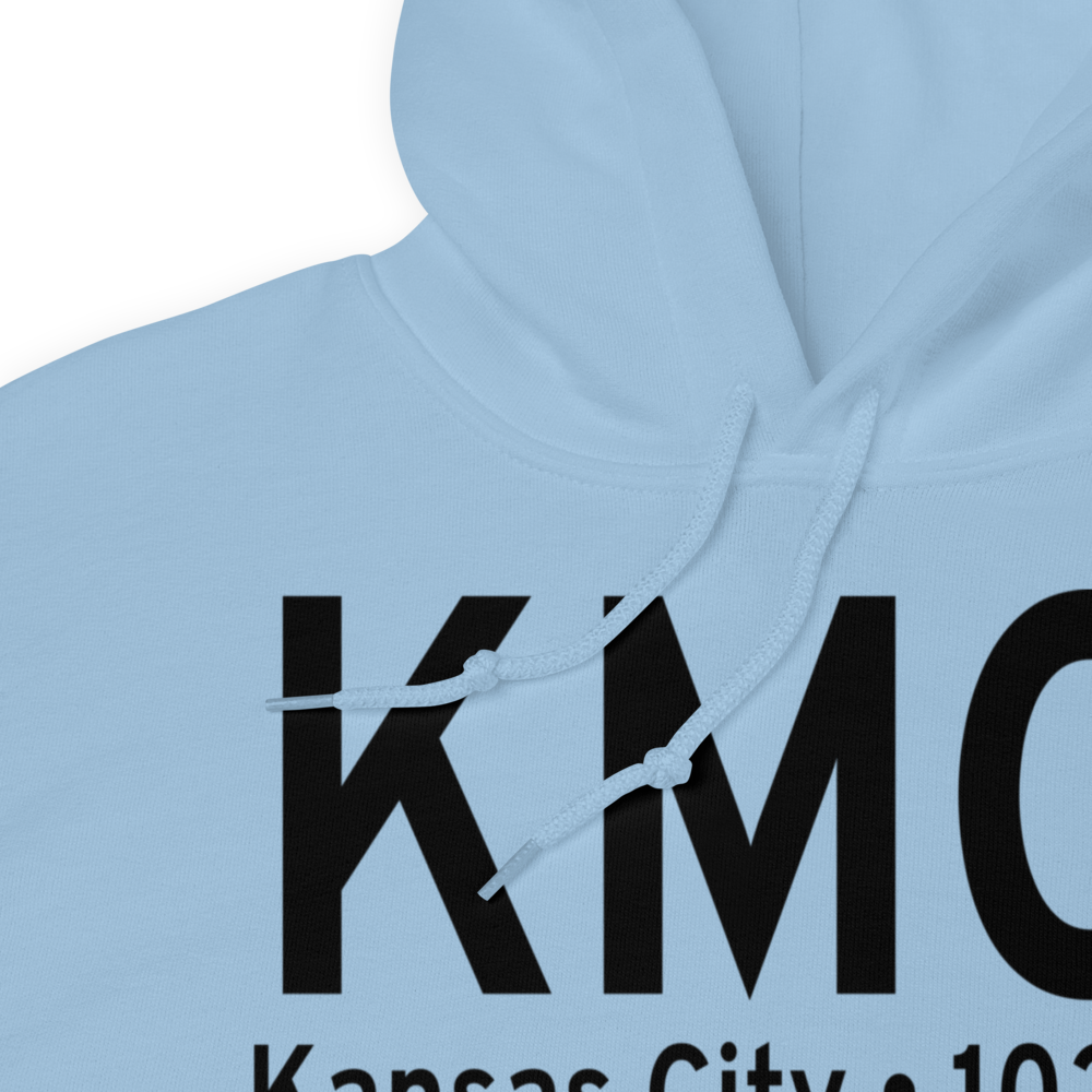 Kansas City International Airport (KMCI) ICAO Hoodie Sweatshirt 