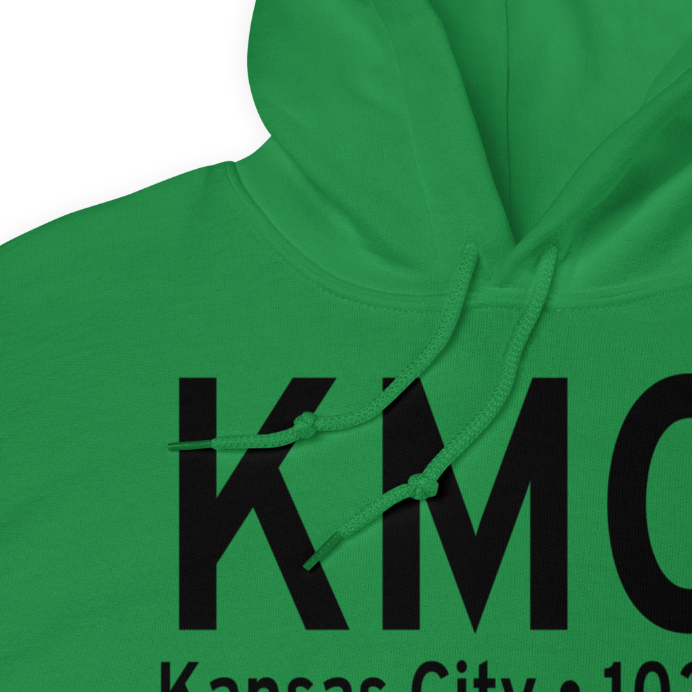 Kansas City International Airport (KMCI) ICAO Hoodie Sweatshirt 