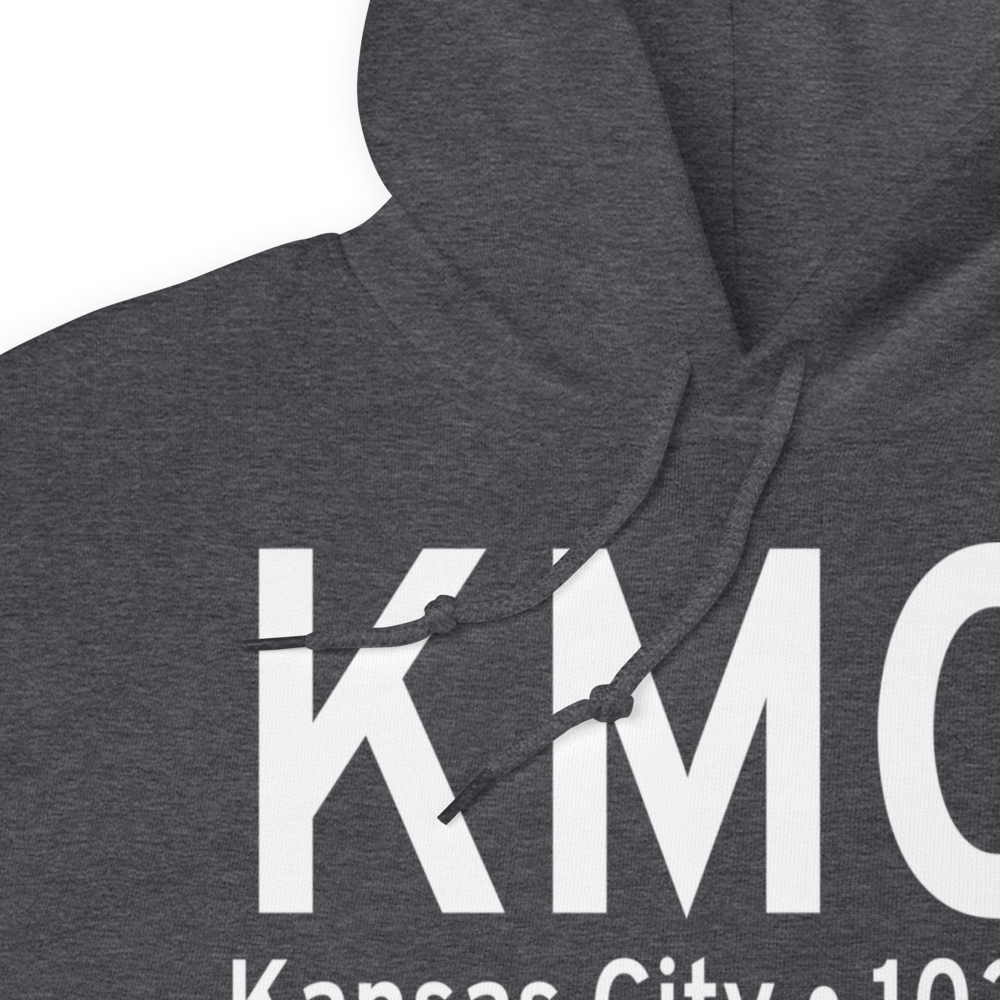 Kansas City International Airport (KMCI) ICAO Hoodie Sweatshirt 