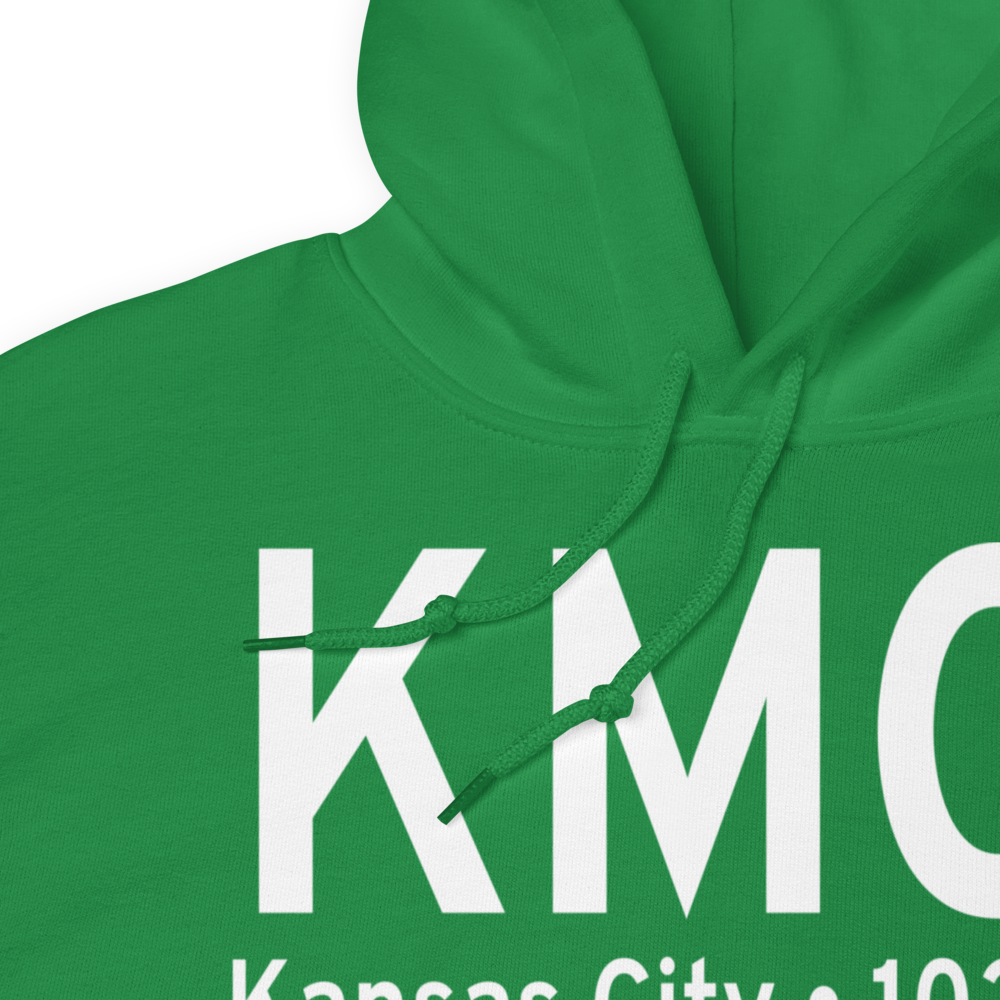 Kansas City International Airport (KMCI) ICAO Hoodie Sweatshirt 