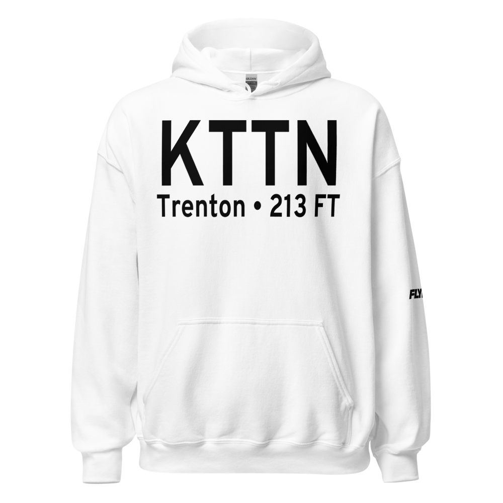 Trenton Mercer Airport (KTTN) ICAO Hoodie Sweatshirt 