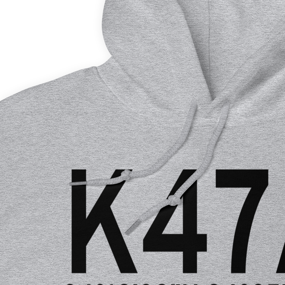 Cherokee County Airport (K47A) ICAO Hoodie Sweatshirt 