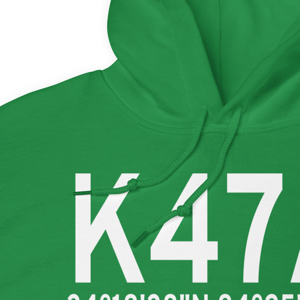 Cherokee County Airport (K47A) ICAO Hoodie Sweatshirt 