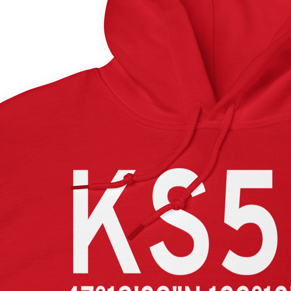 Auburn Municipal Airport (KS50) ICAO Hoodie Sweatshirt 
