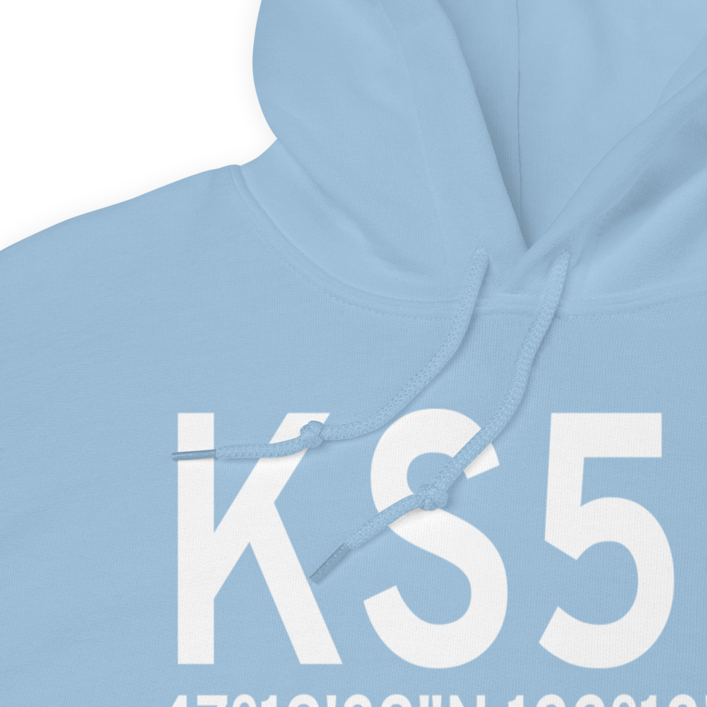 Auburn Municipal Airport (KS50) ICAO Hoodie Sweatshirt 