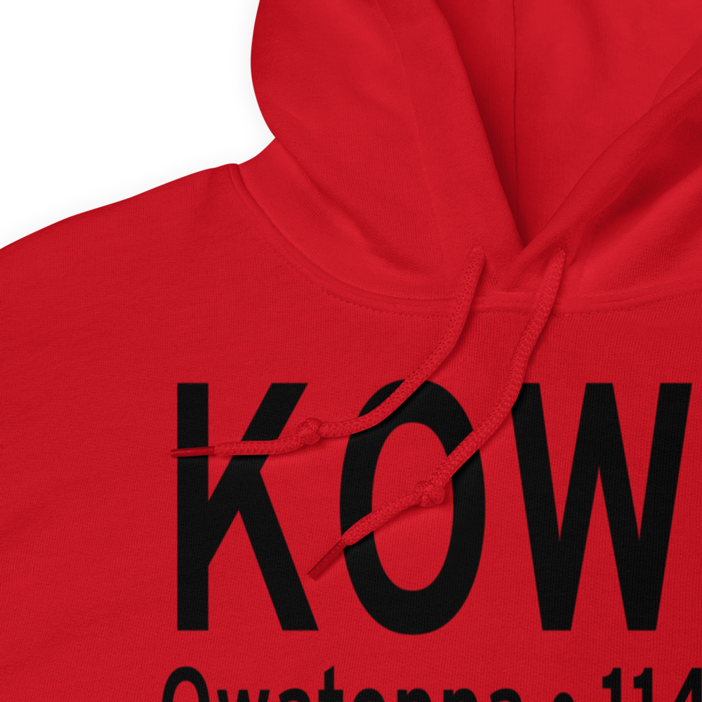 Owatonna Degner Regional Airport (KOWA) ICAO Hoodie Sweatshirt 